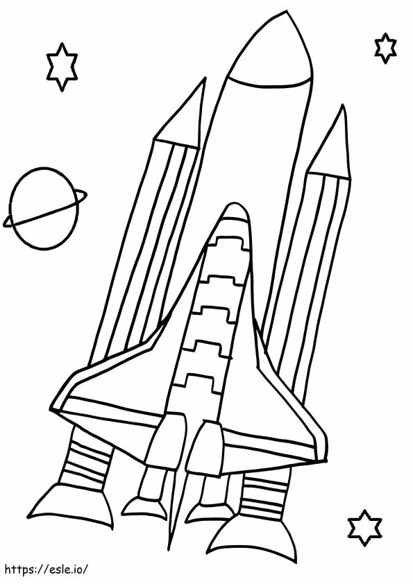 Coloriage Logo de la NASA à imprimer dessin