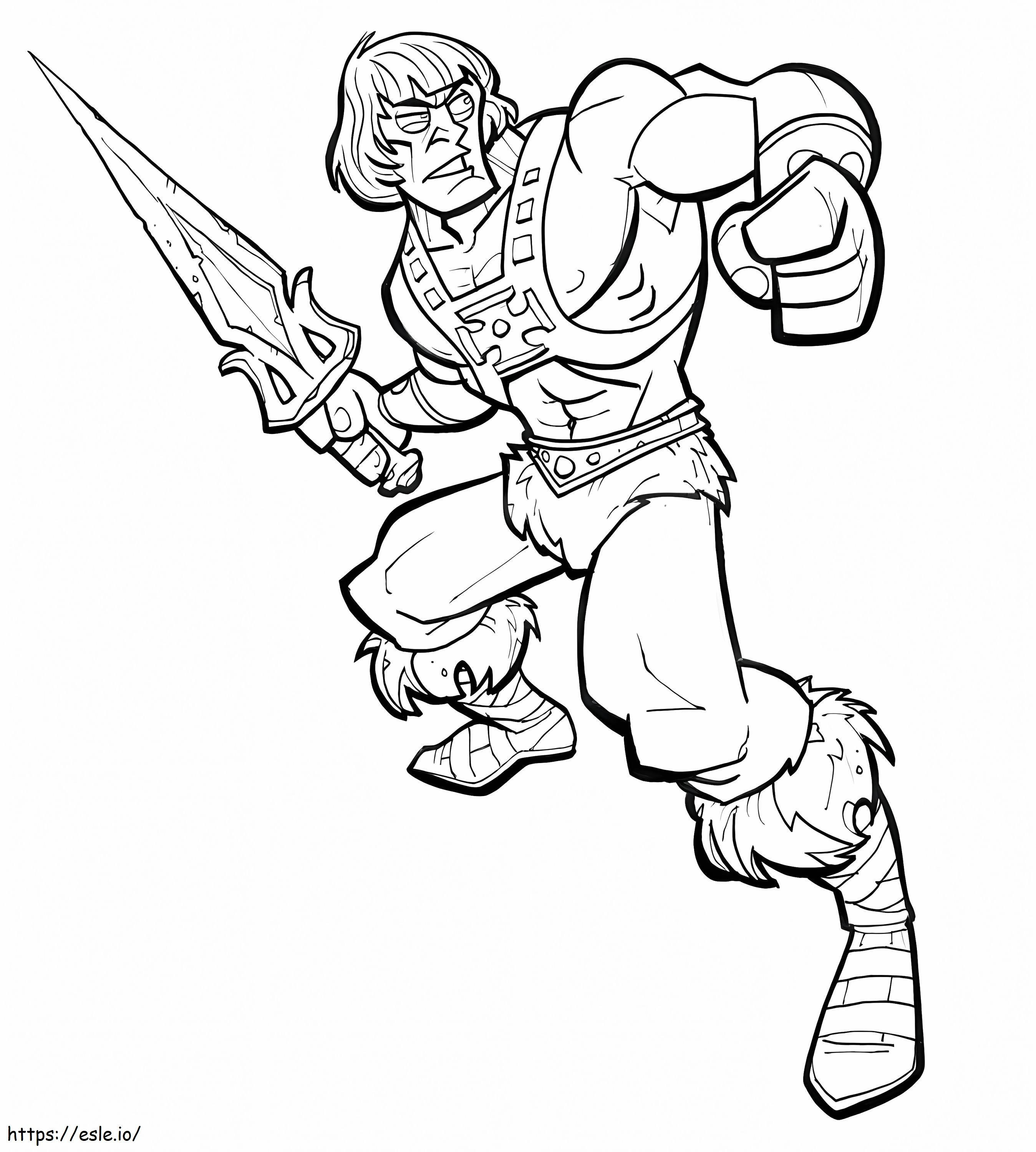 He Man 2 coloring page