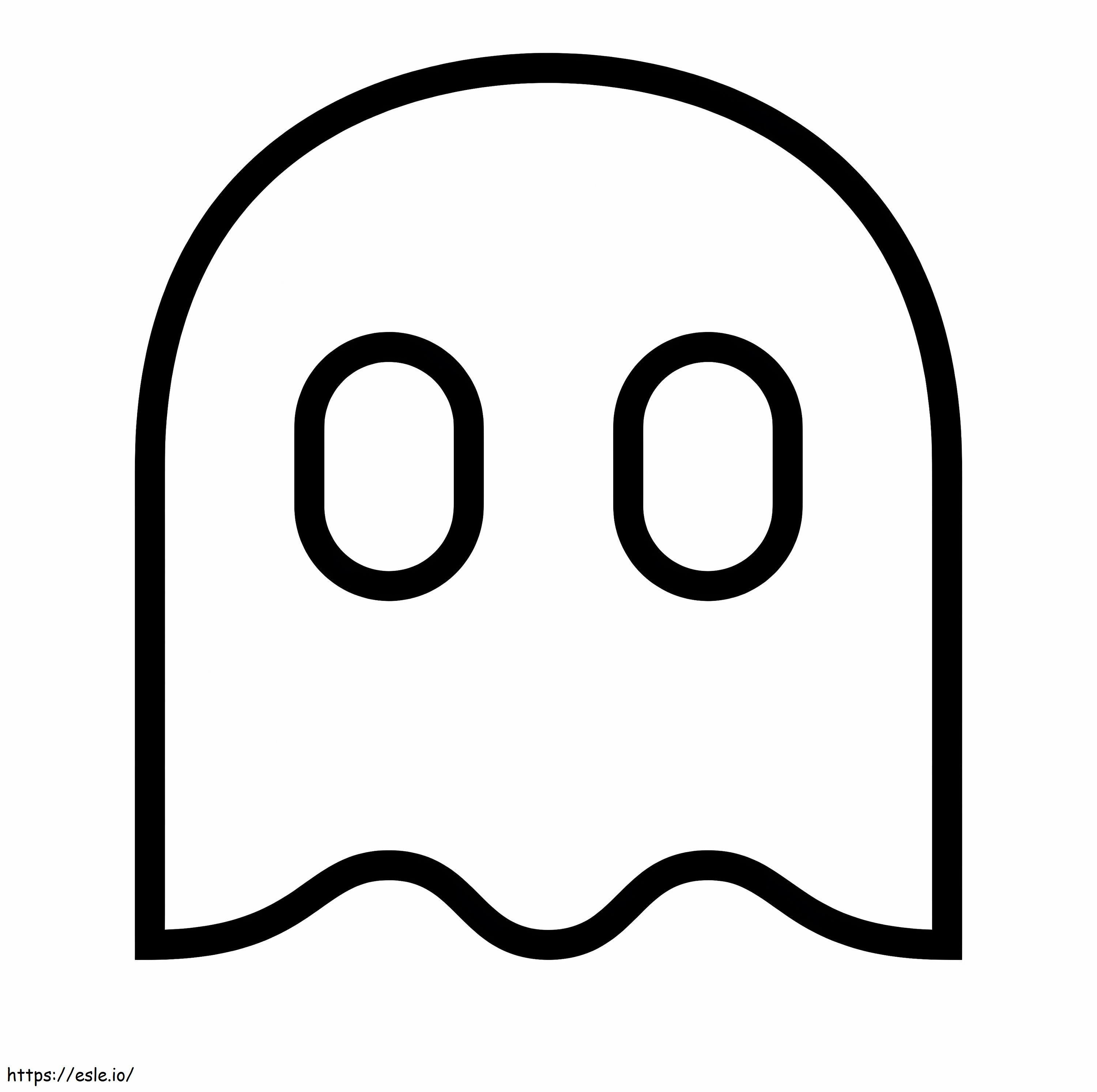 Basic Ghost 1 coloring page