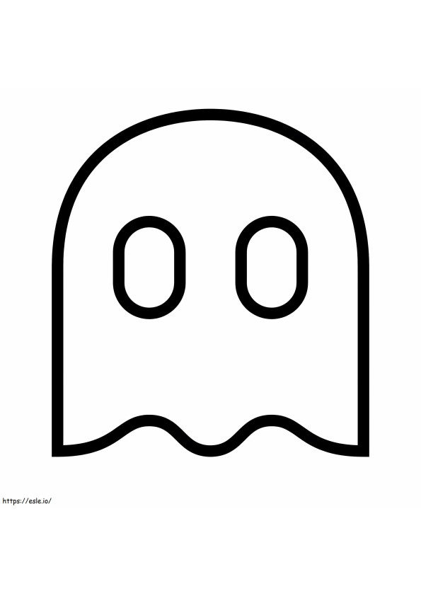 Basic Ghost 1 coloring page