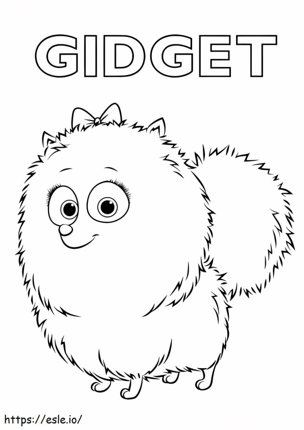 1559534441 Gidget A4 coloring page
