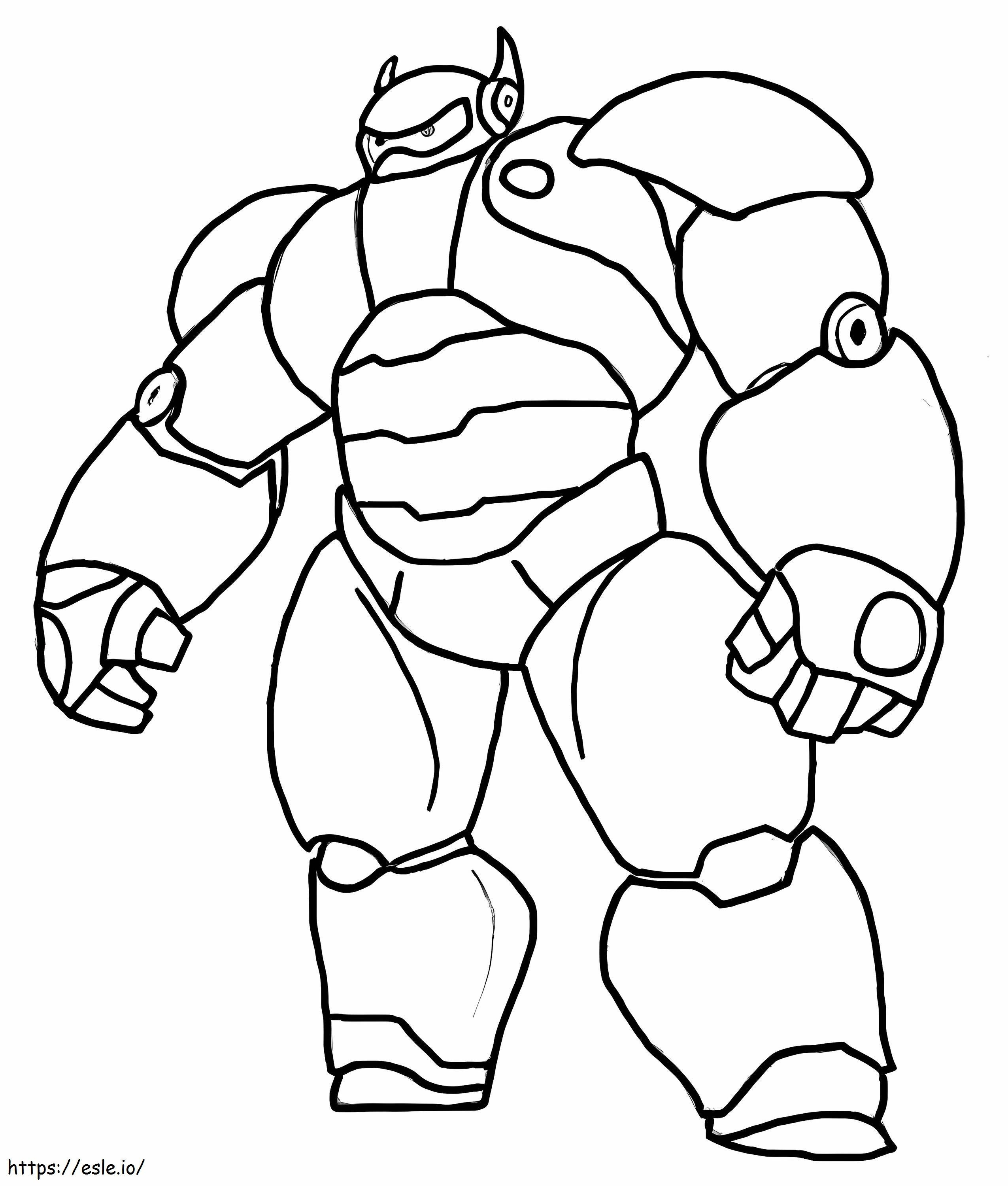 Chico Robot Baymax coloring page