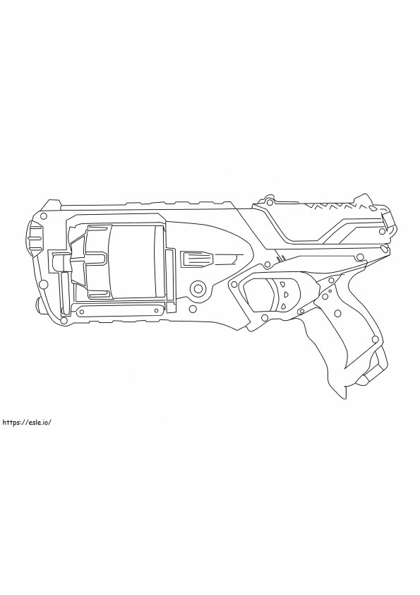Arma Nerf coloring page