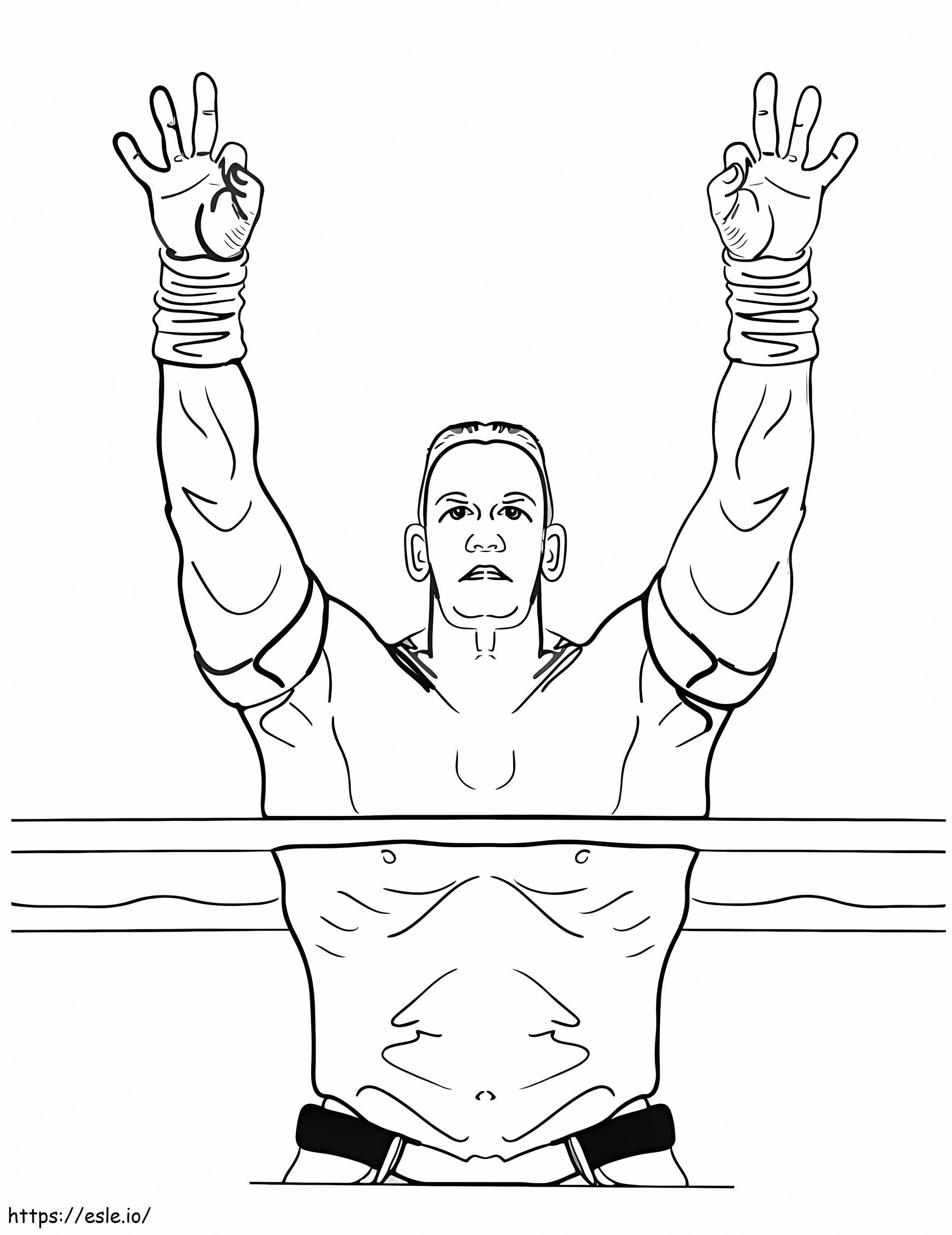 John Cena 5 coloring page