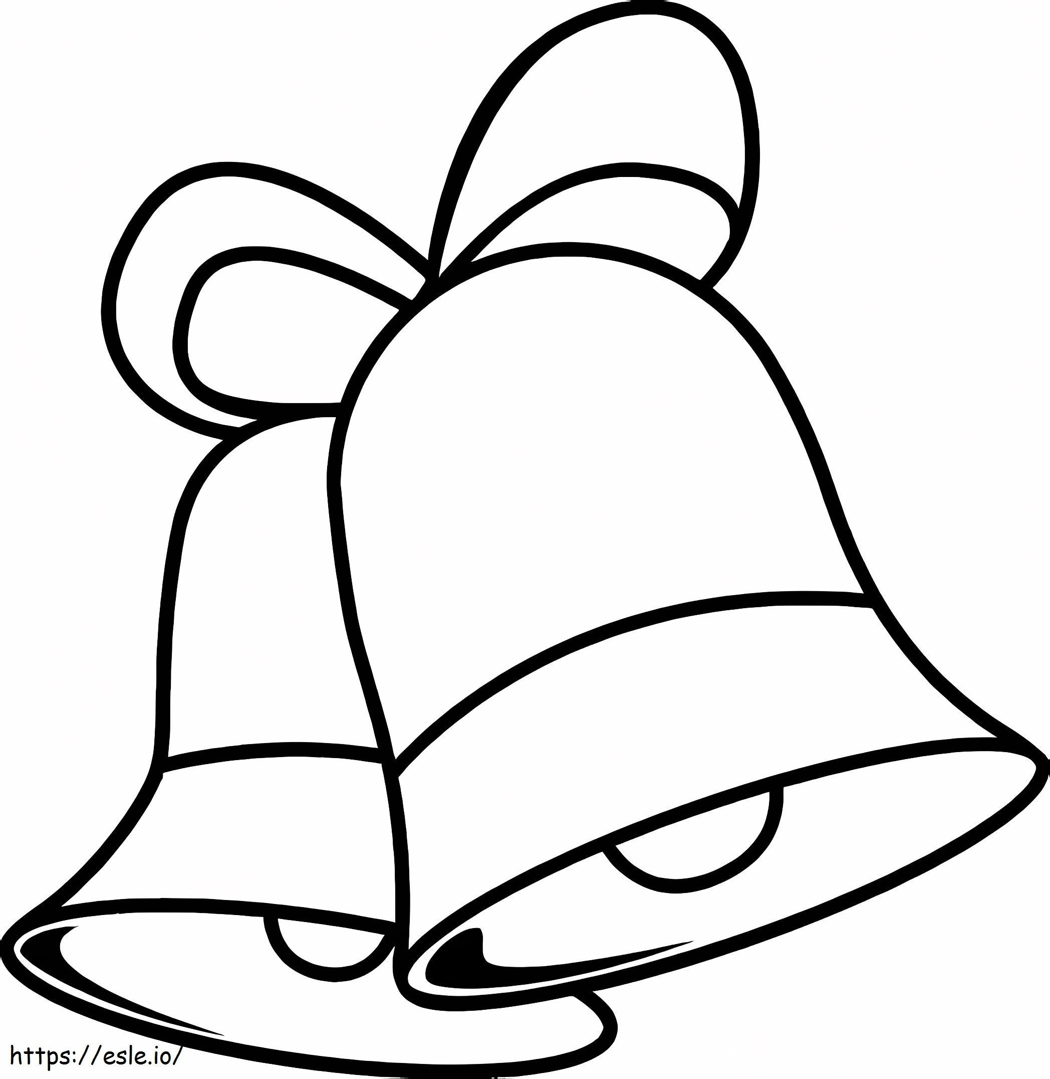 Basic Bell Of Two coloring page