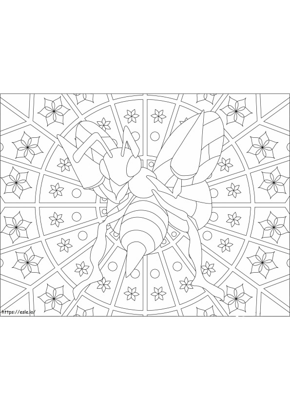 Beedrill 5 Scaled coloring page