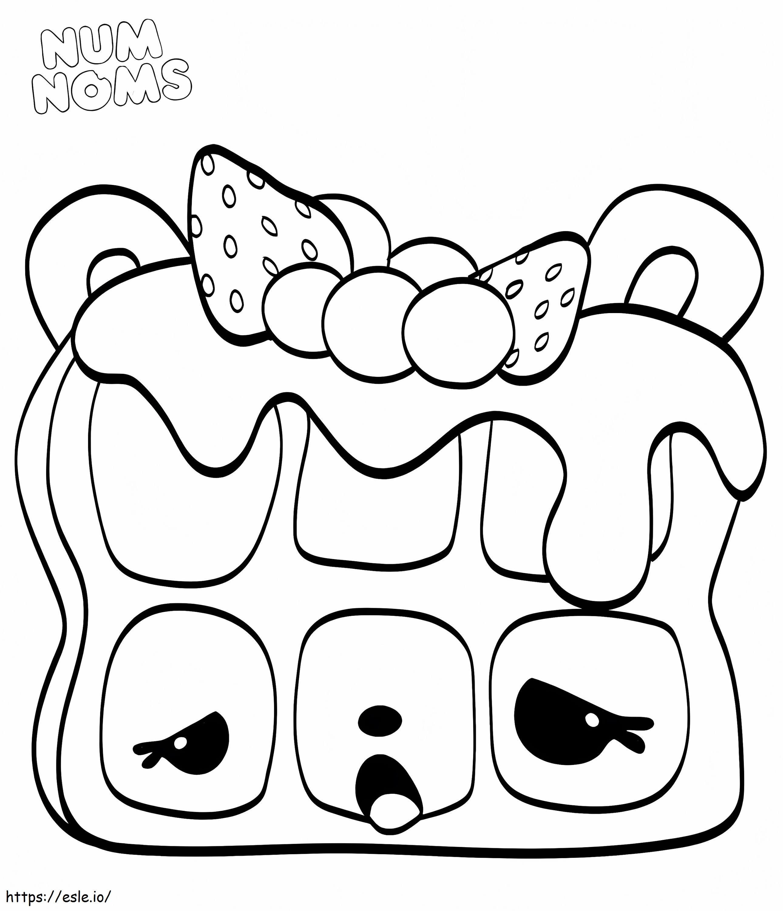 Willy Waffles Is Tired coloring page