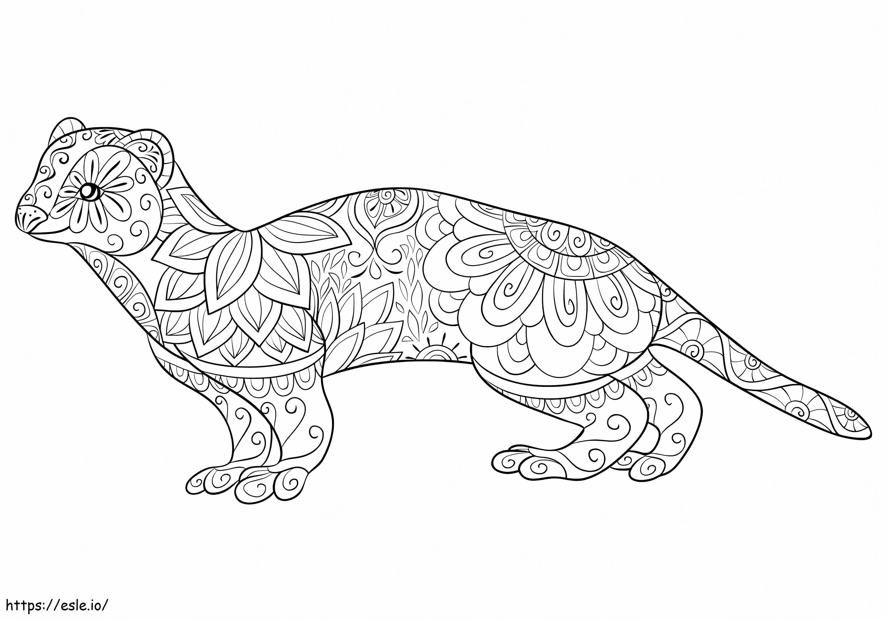 The Otter Is For Adults coloring page