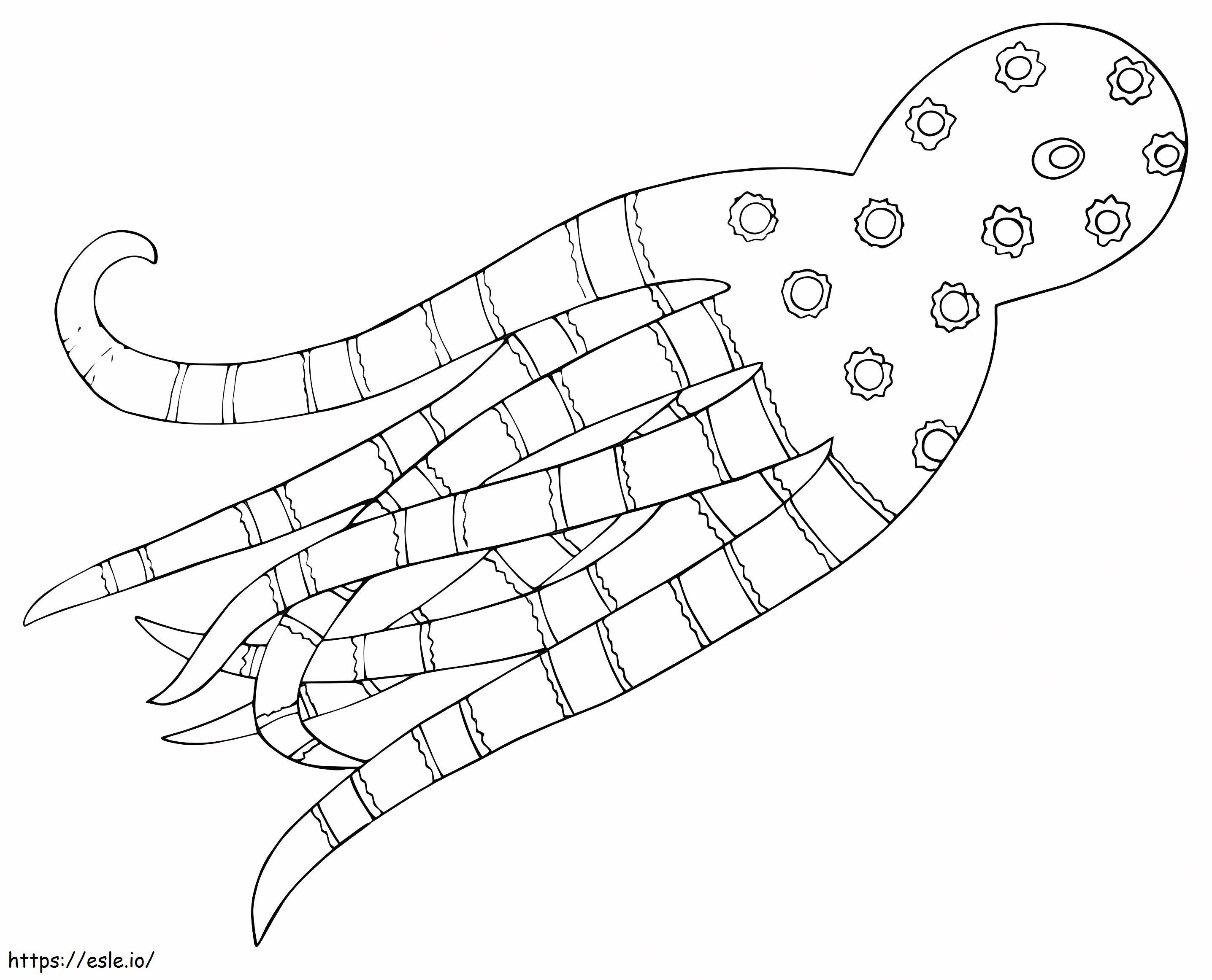 Oktopus Alebrijes ausmalbilder