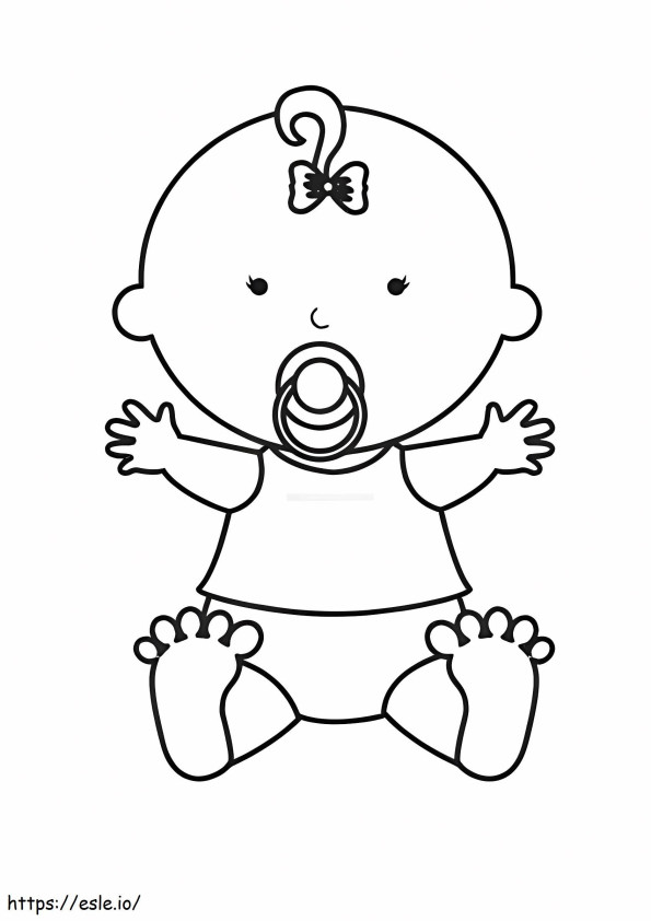 Kawaii-Baby ausmalbilder