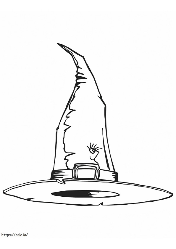 Witch Hat 5 coloring page