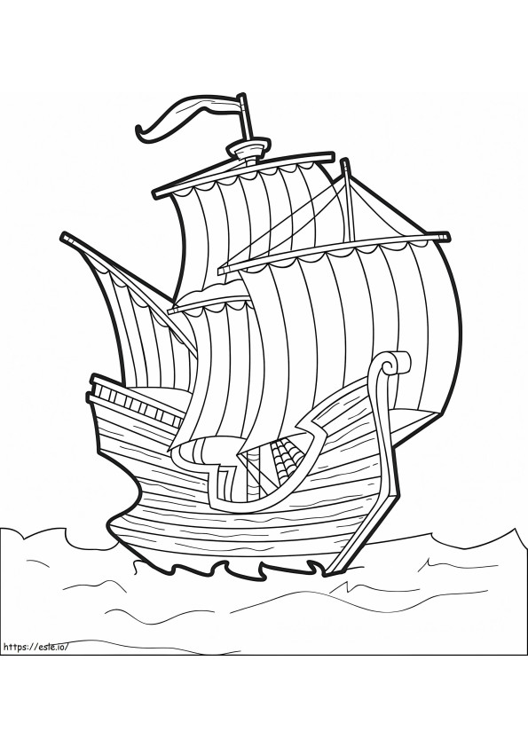 Mayflower 16 coloring page