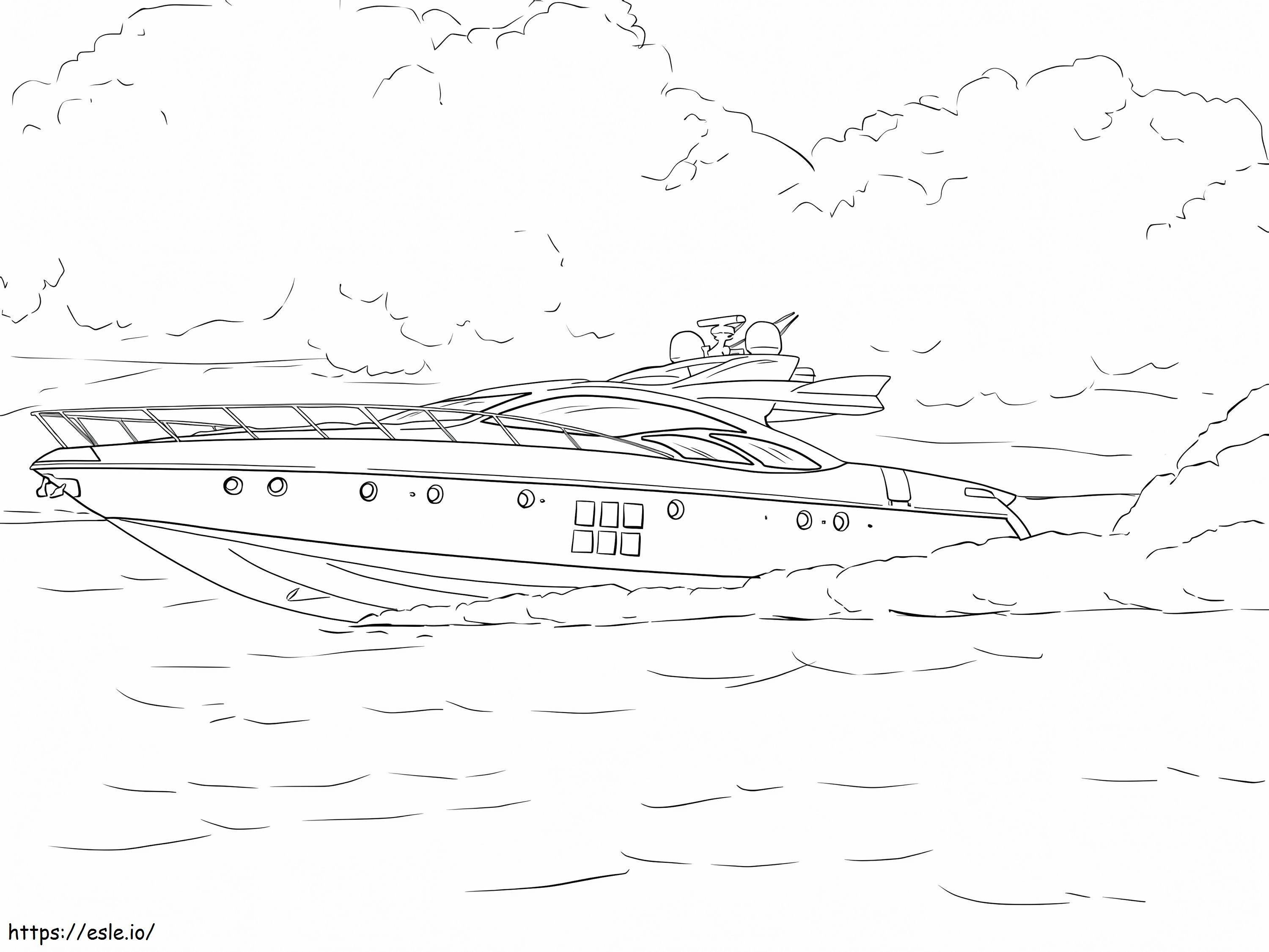Schnellboot ausmalbilder