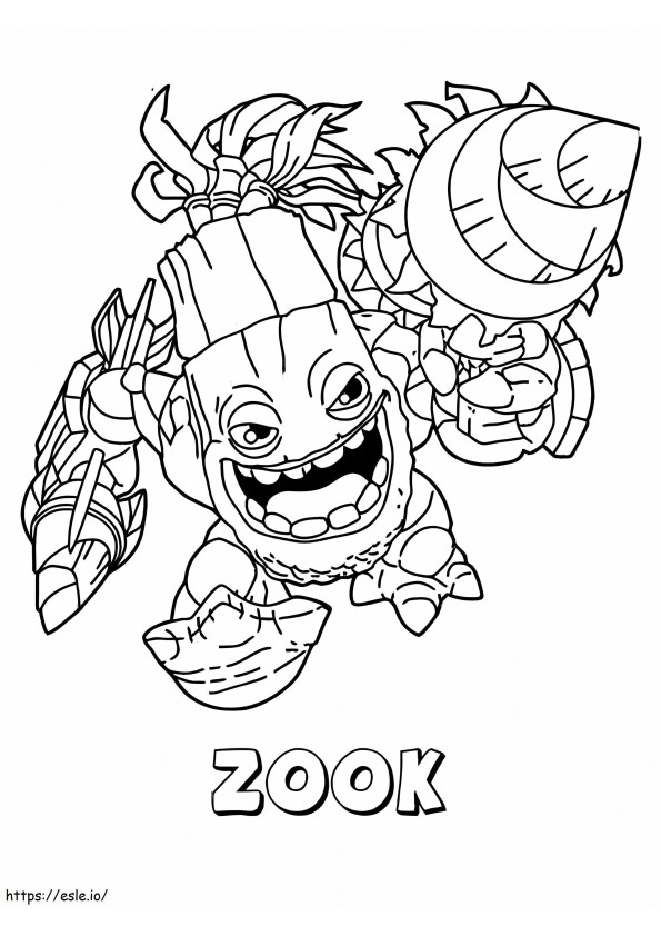 Zook In Skylander Giants coloring page