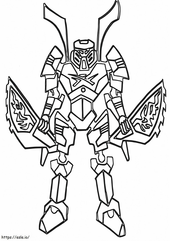 Cool Bionicle coloring page