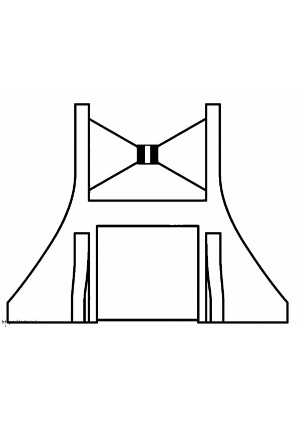 Abuja City Gate coloring page
