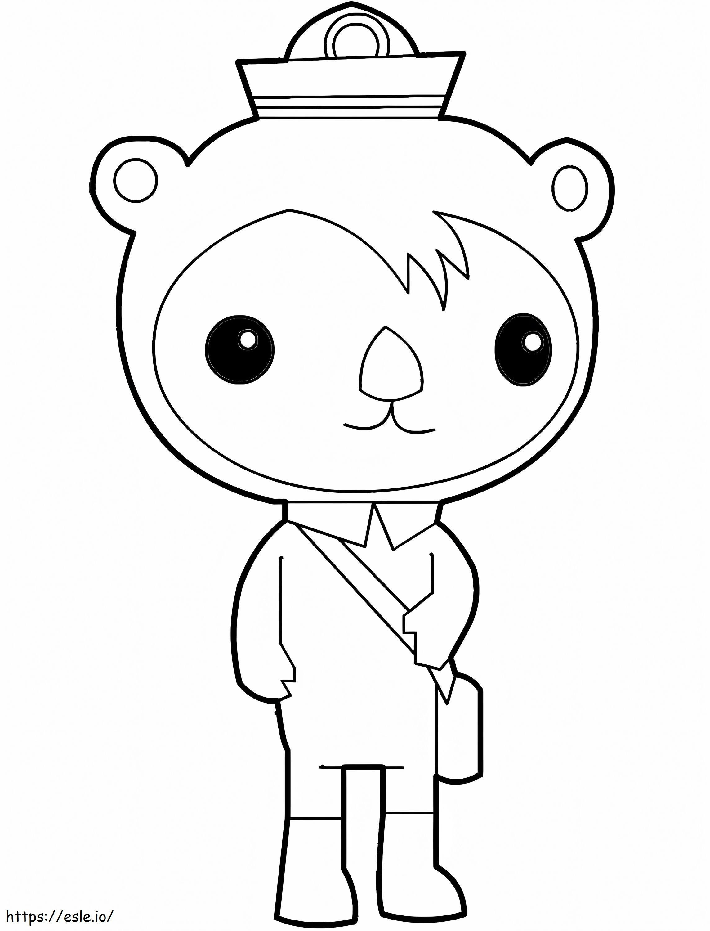 1567065408 Shellington In Octonauts A4 coloring page