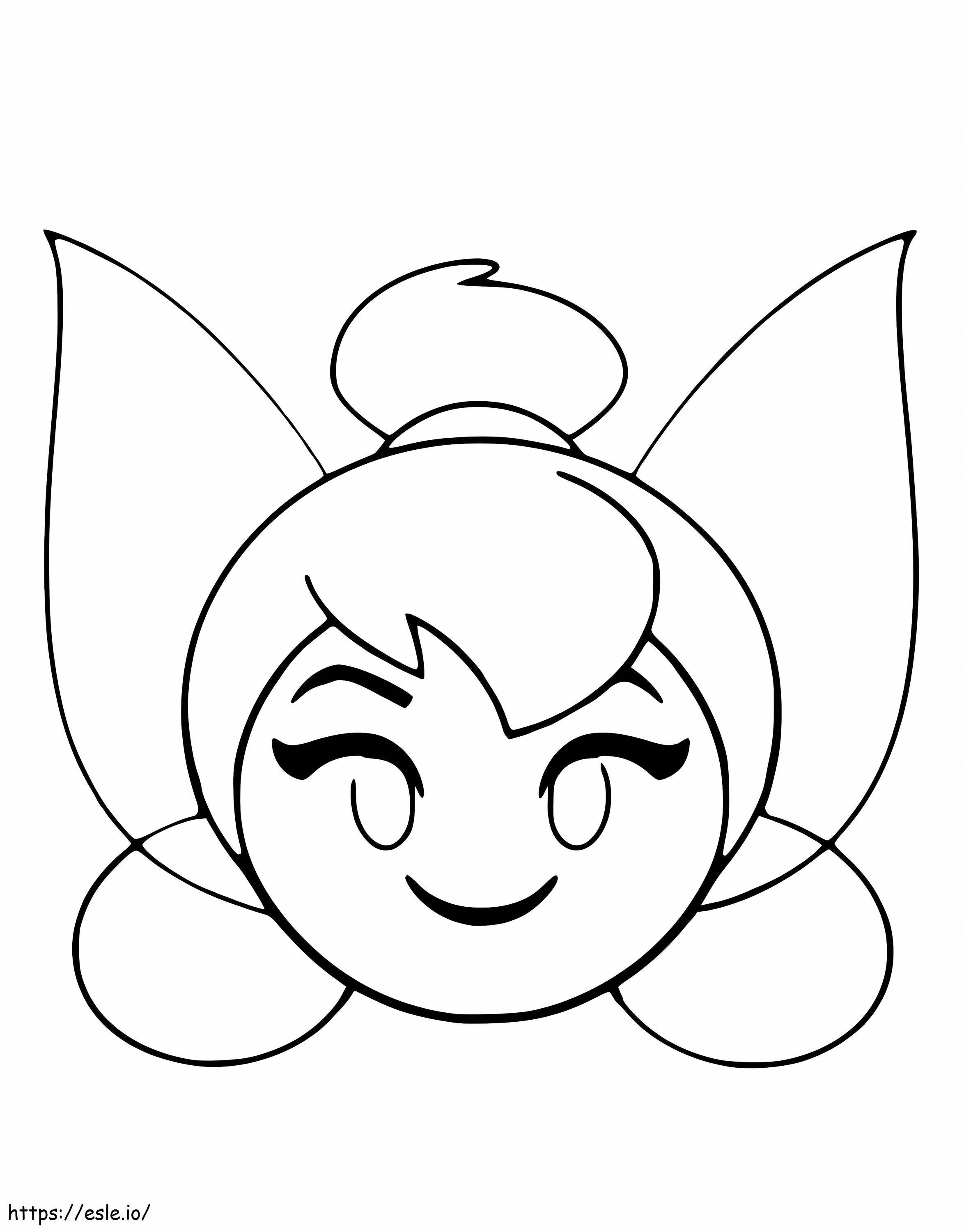 Fairy Emoticons coloring page