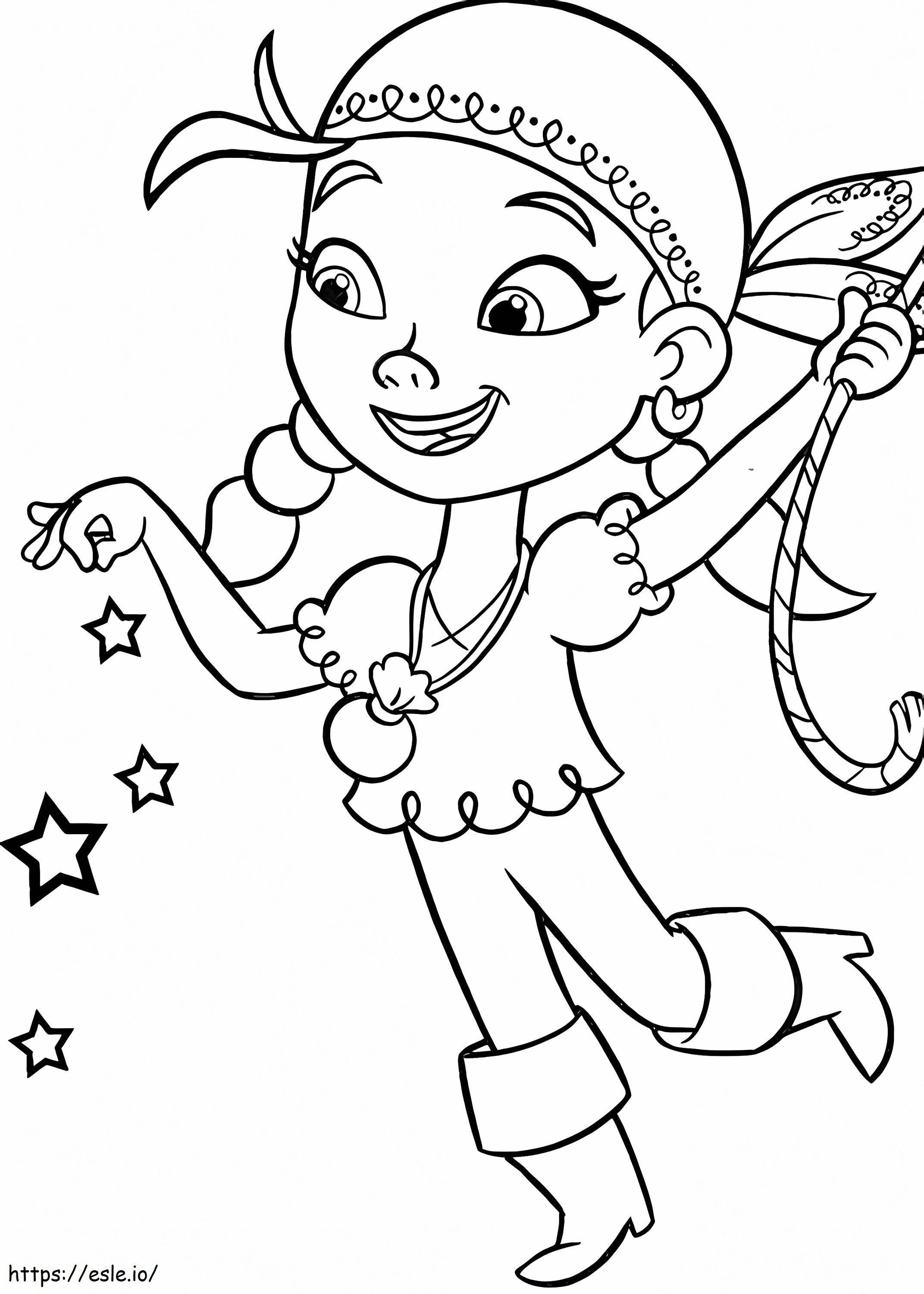 Pirate Girl coloring page