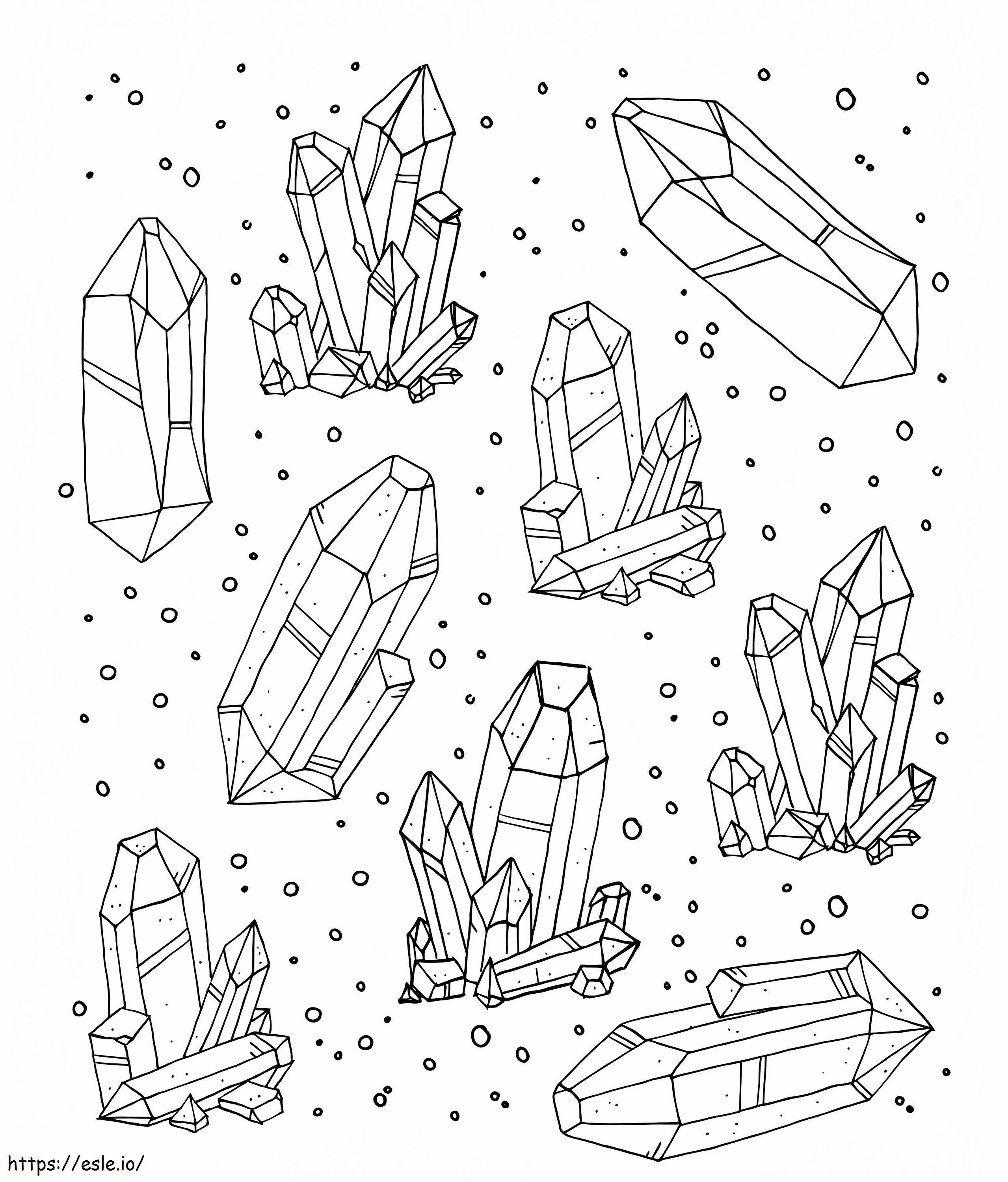 Crystal 2 coloring page