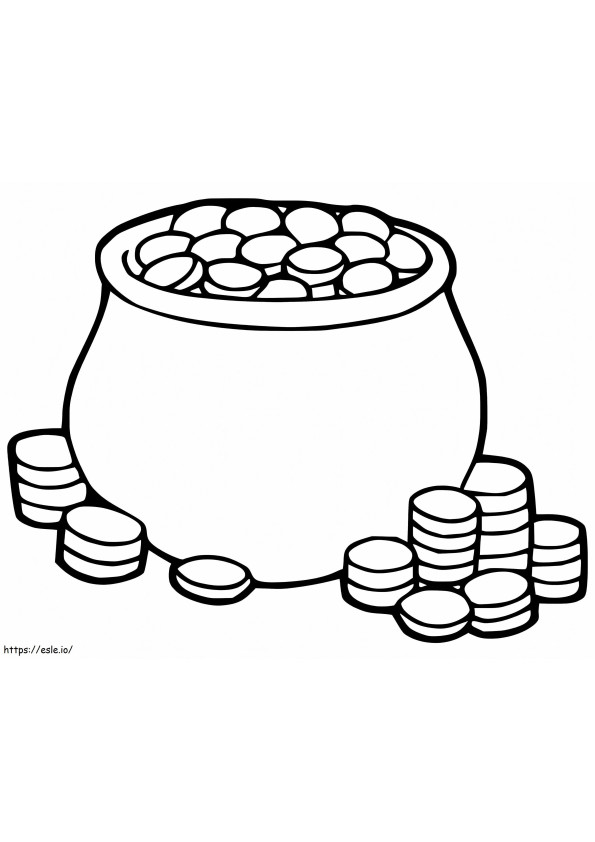 Pot Of Gold 19 coloring page