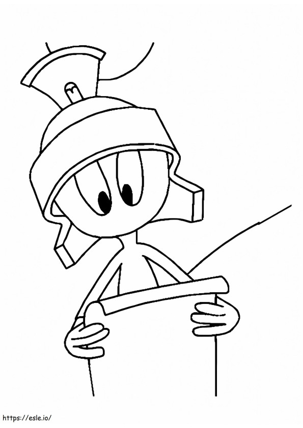 Marvin The Martian 2 coloring page
