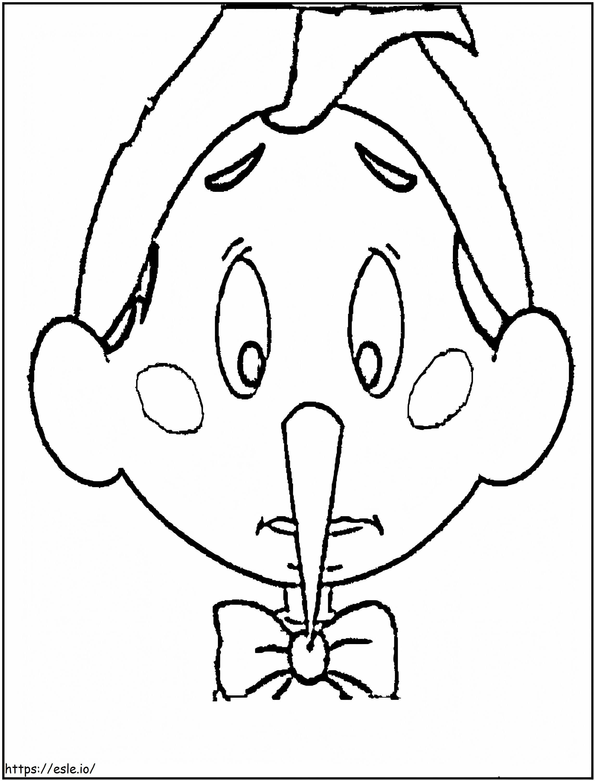 Scary Pinocchio coloring page