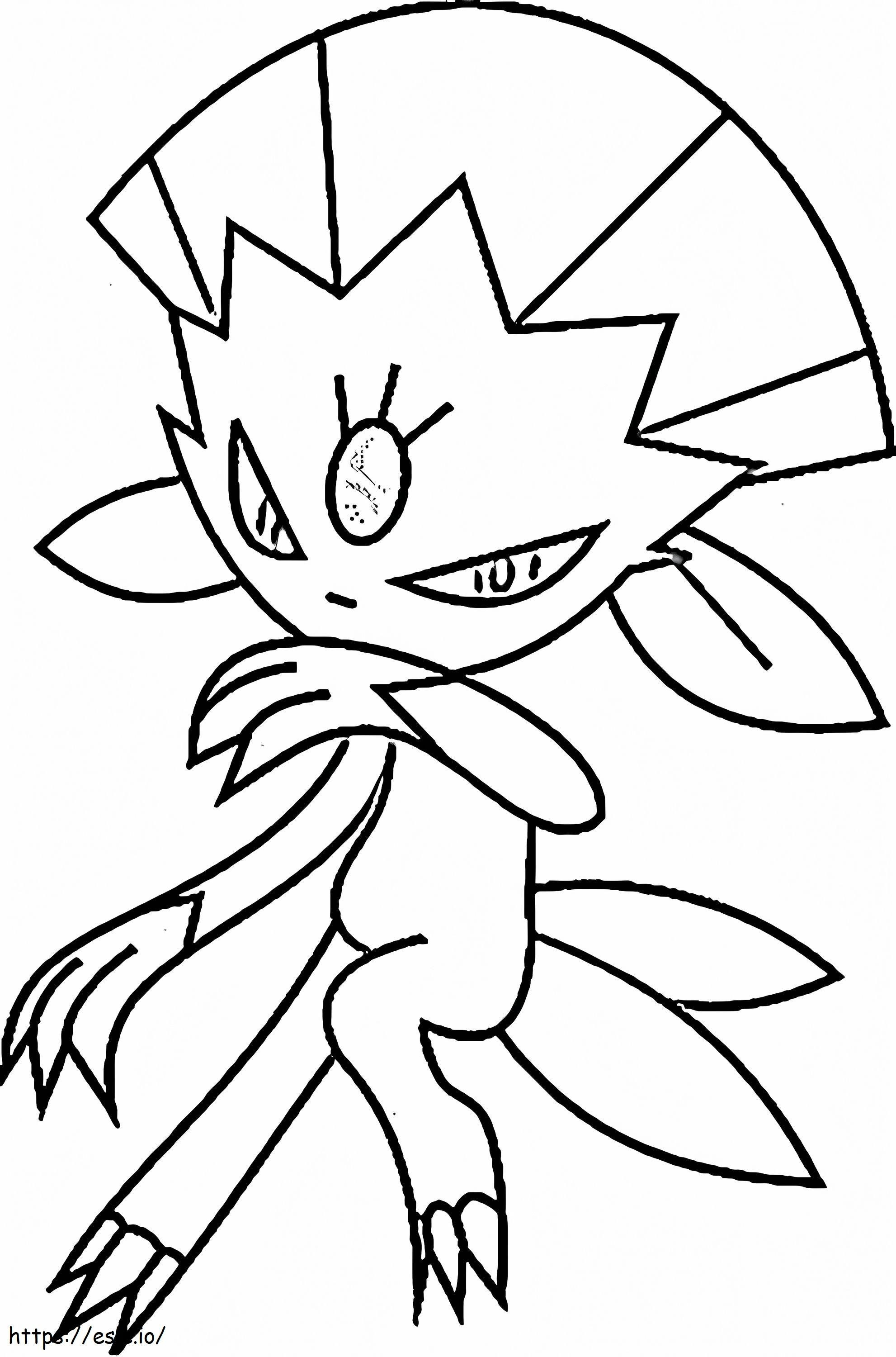Weavile 7 coloring page
