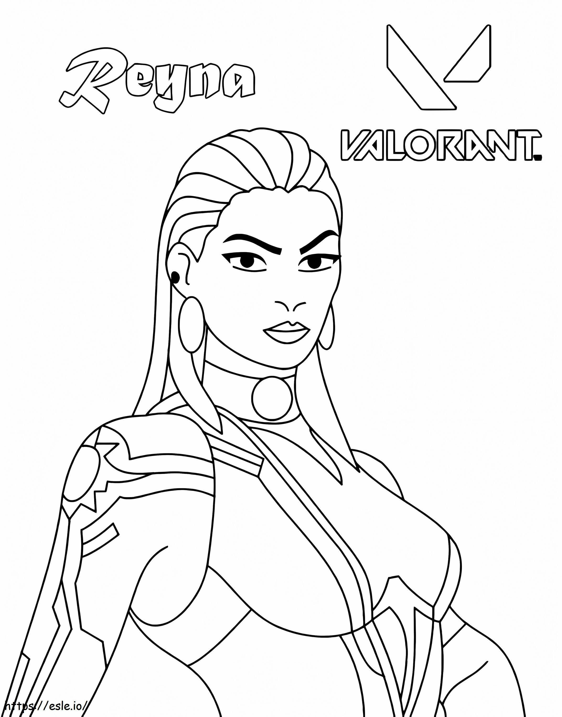 Reyna From Valorant coloring page