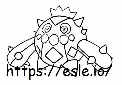 Desenho de Cacneia para Colorir e Imprimir