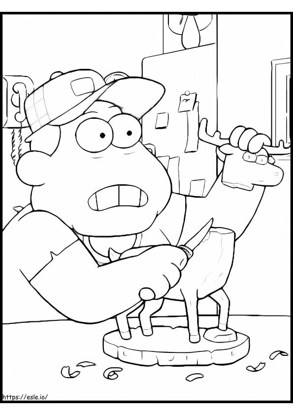 Bill From Big City Greens coloring page