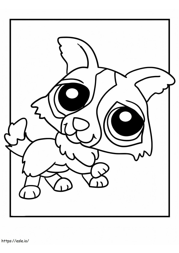Free Printable Puppy coloring page