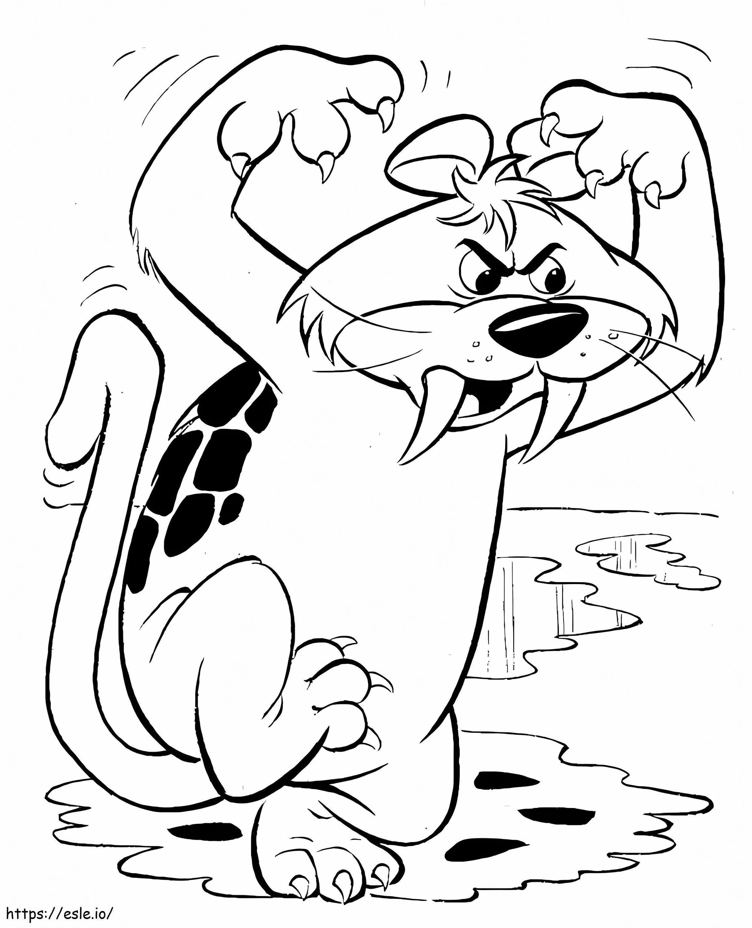 Baby Puss From The Flintstones coloring page