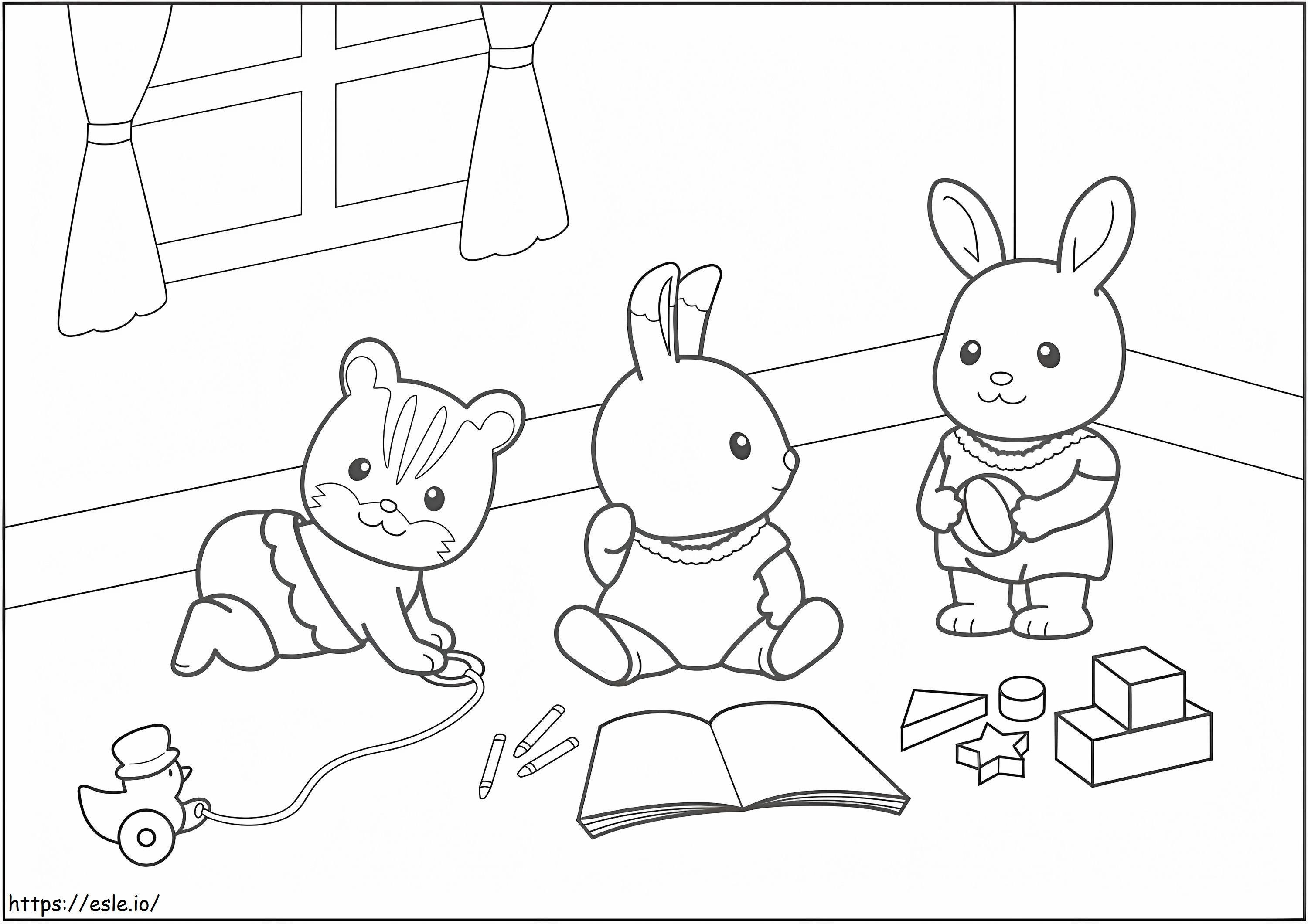 Sylvanian Families 20 coloring page