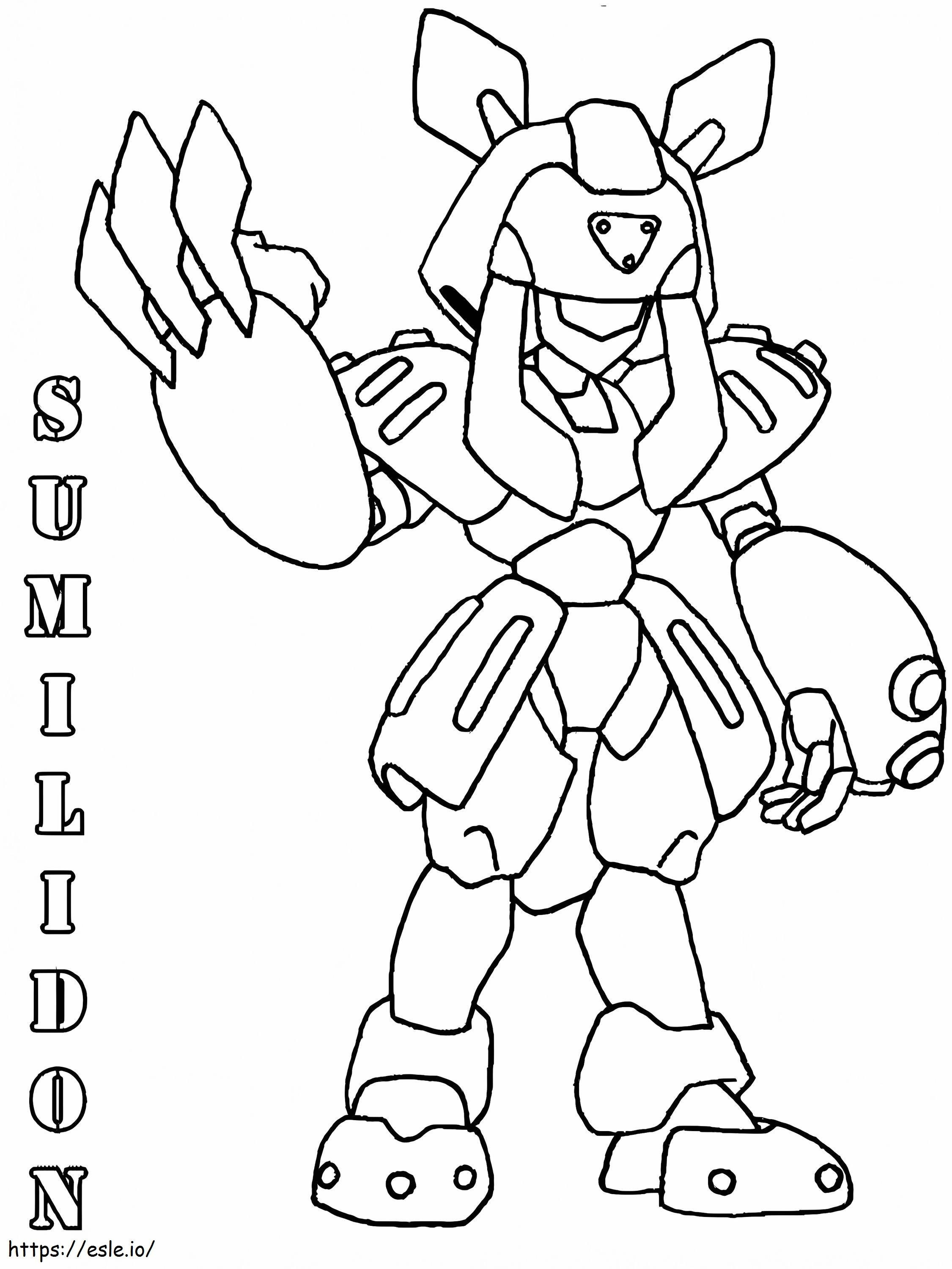 Sumilidon Medabots coloring page