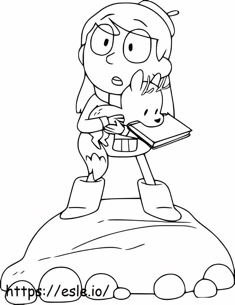 Hilda And Twig In Gran Toca coloring page