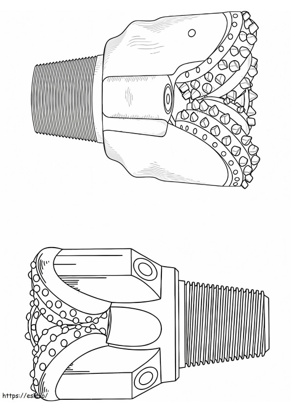Drill Chuck coloring page