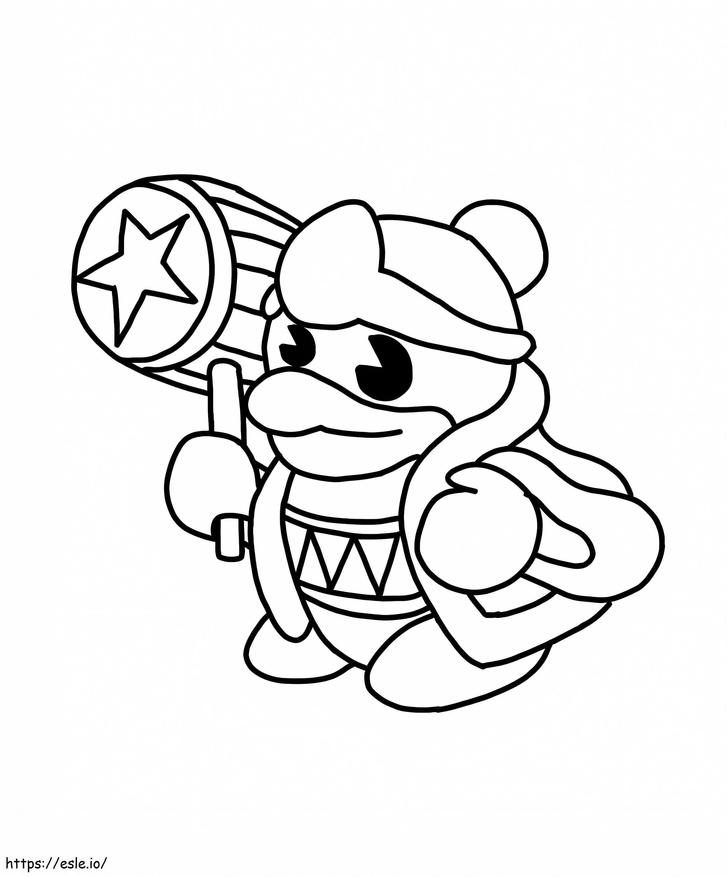 Pequeño rey Dedede para colorear