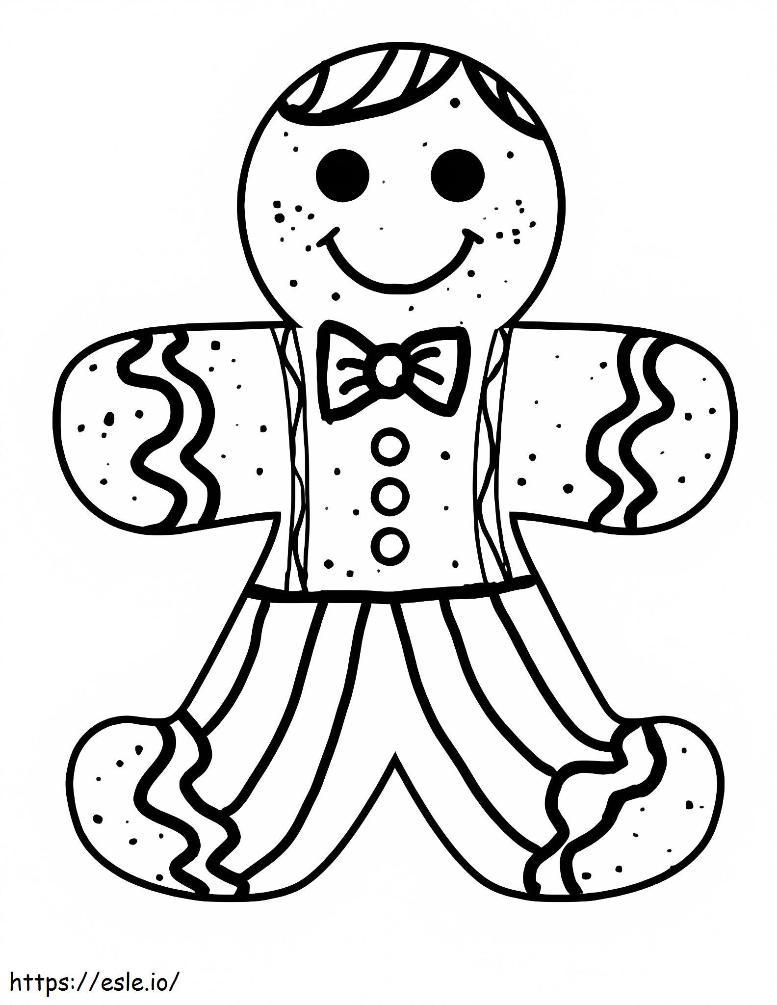 The Gingerbread Men coloring page