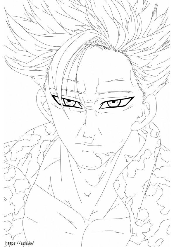 Anrgy Ban coloring page