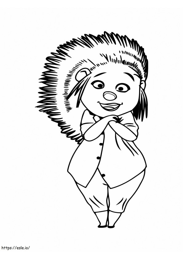 Lovely Ash From Sing coloring page