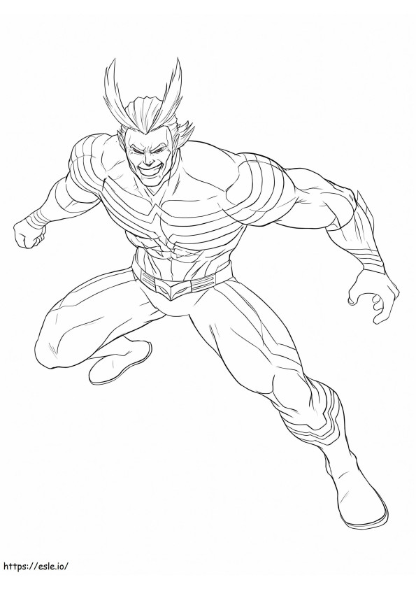 Strong All Power coloring page