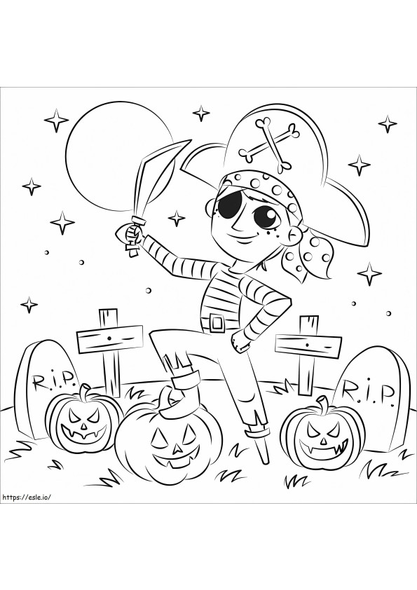 Pirate 2 coloring page