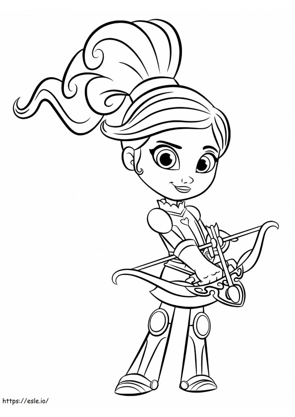 In Princess Knight coloring page