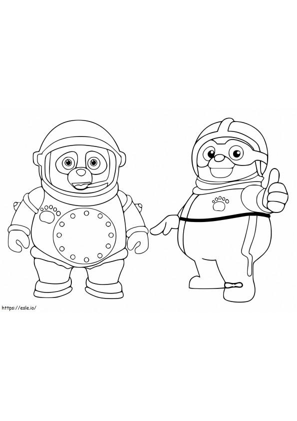 Special Agent Oso Printable coloring page