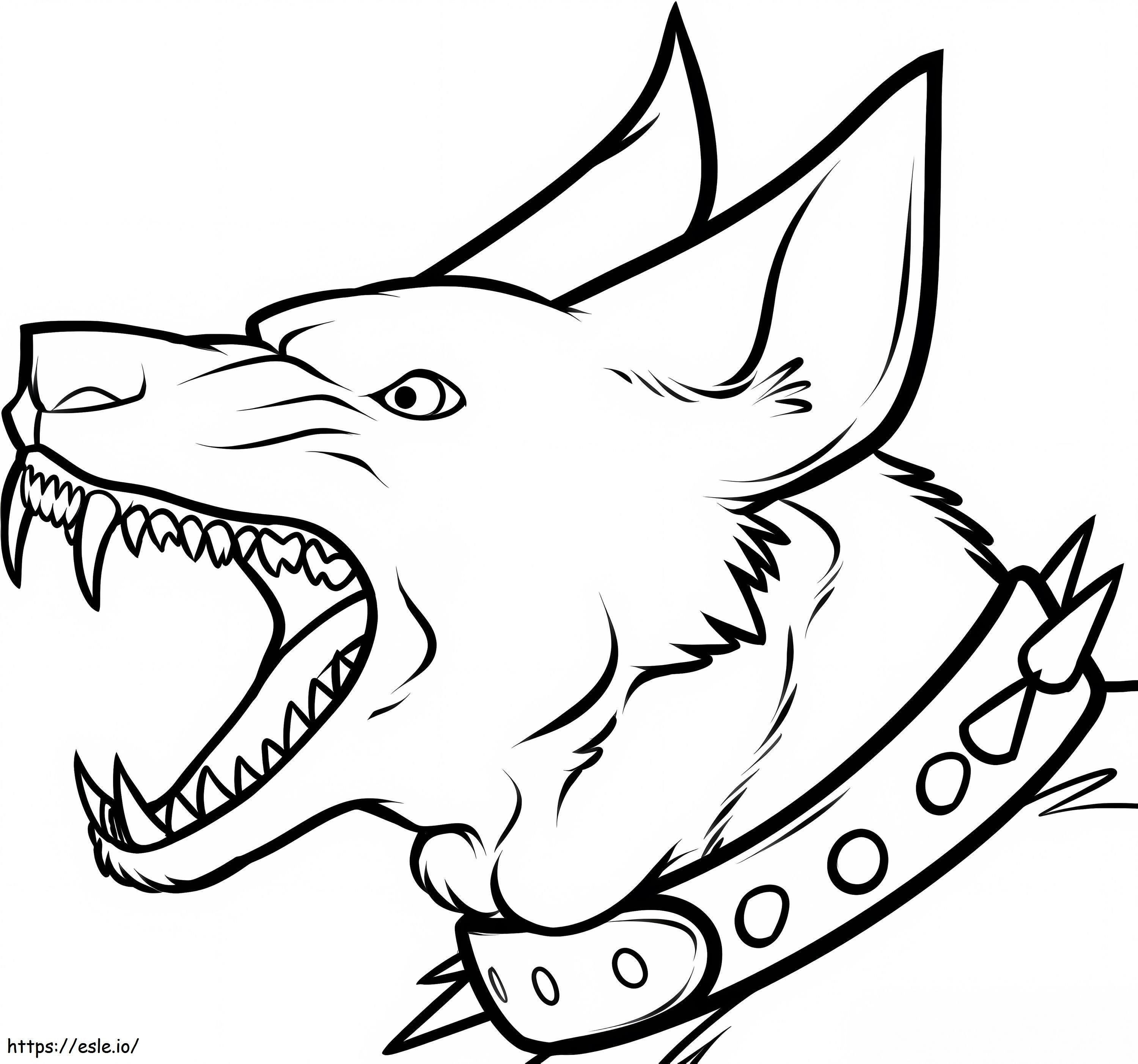 1560563760 Fierce Dog coloring page