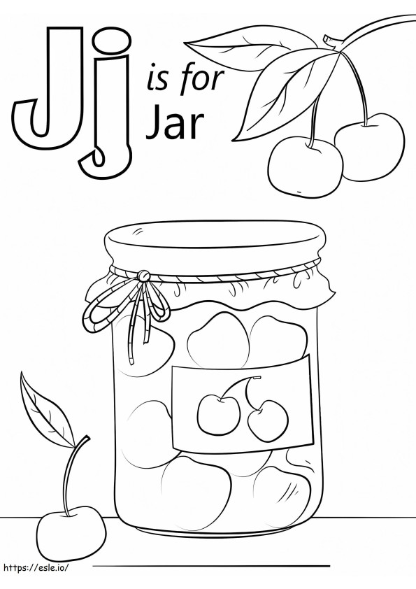 Jar Letter J