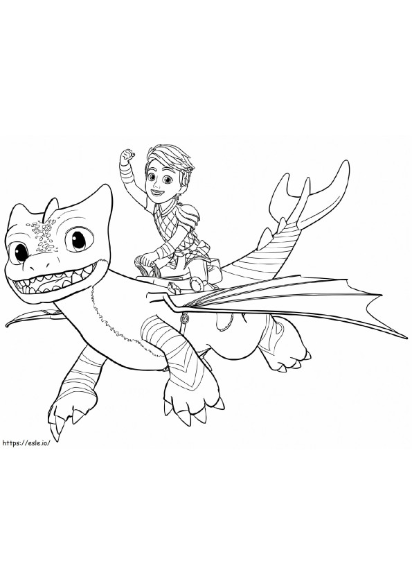 Dak And Winger coloring page