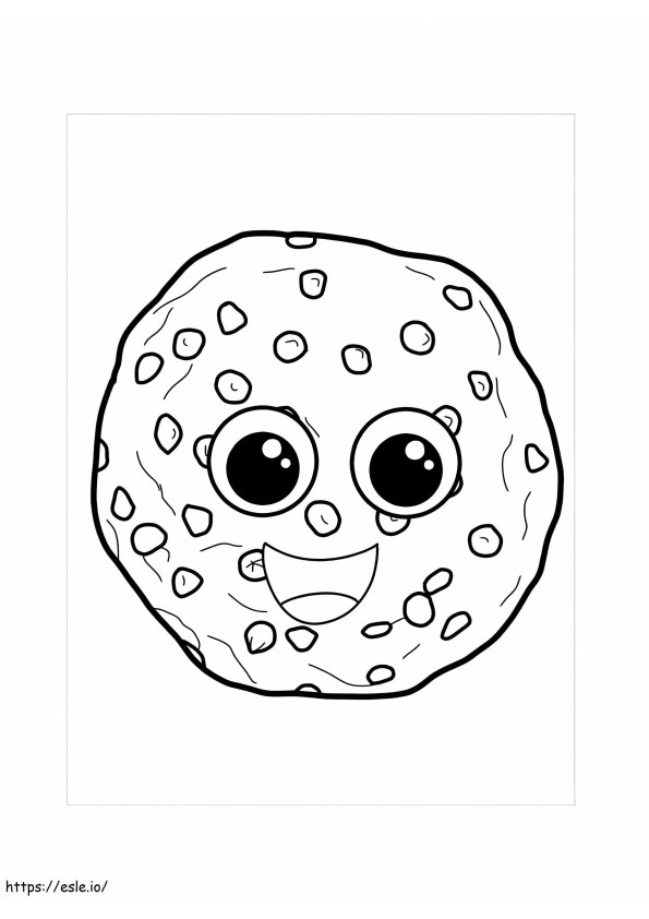 Fun Cookie coloring page