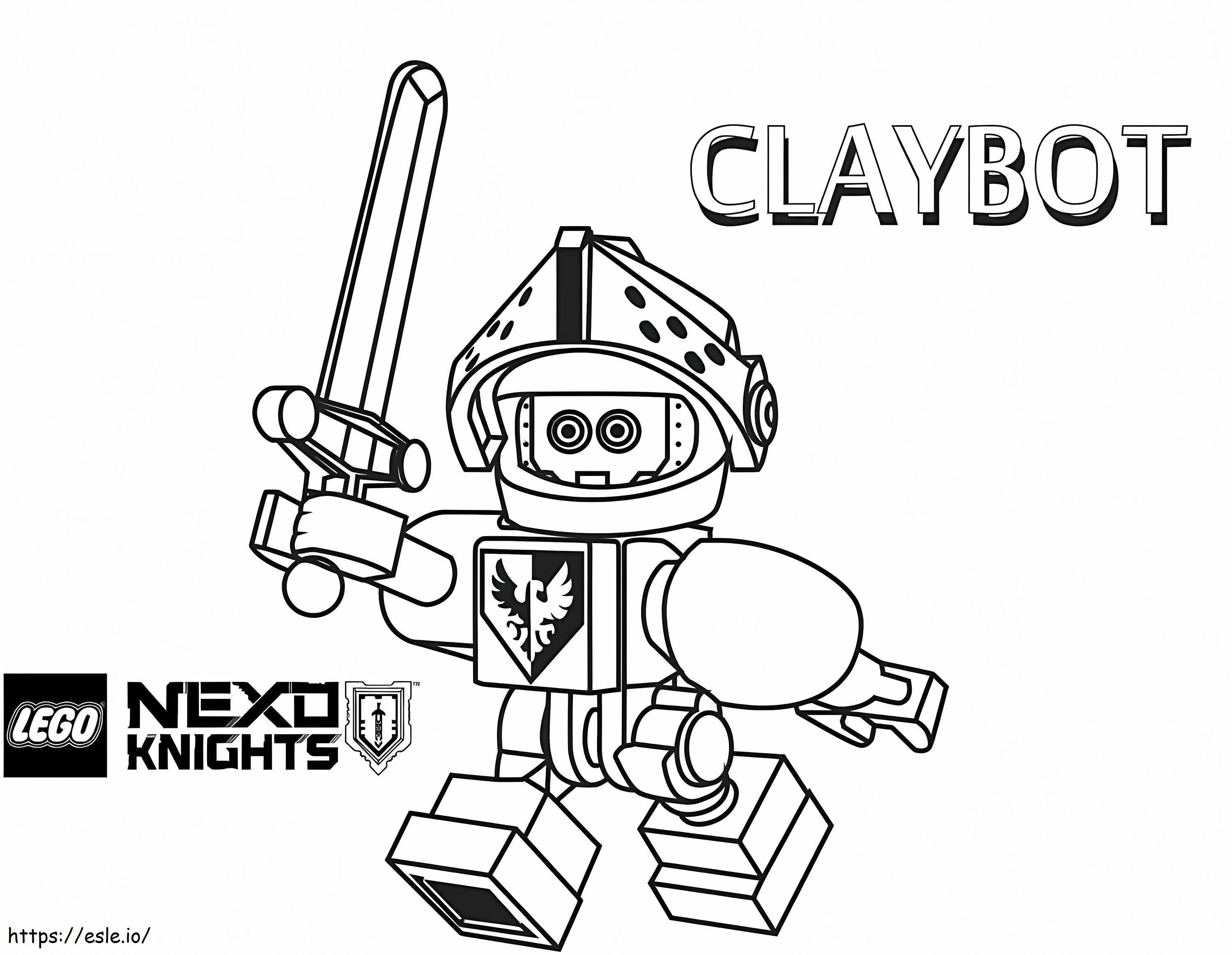 Claybo From Nexo Knights coloring page